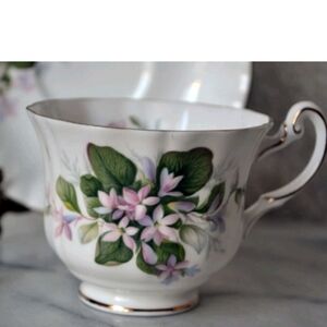 Royal Albert Adderley Mayflower Teacup – English Bone China, Collectible